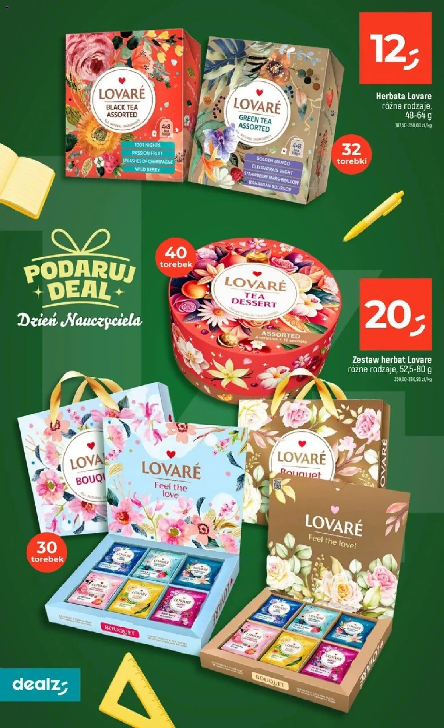 Dealz gazetka od 08.10.2026 | Strona: 20 | Produkty: Mango, Champagne, Herbata, Torebki