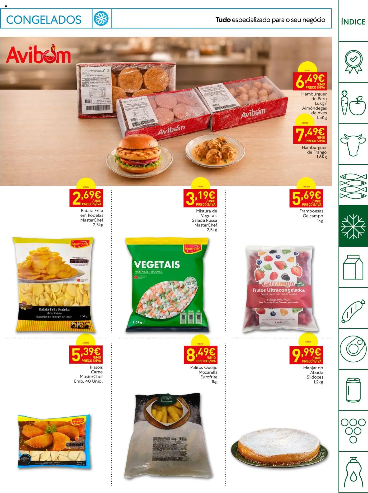 Recheio Horeca │ válido de 01/09/2026 | Página: 11 | Produtos: Frango, Legumes, Queijo, Carne