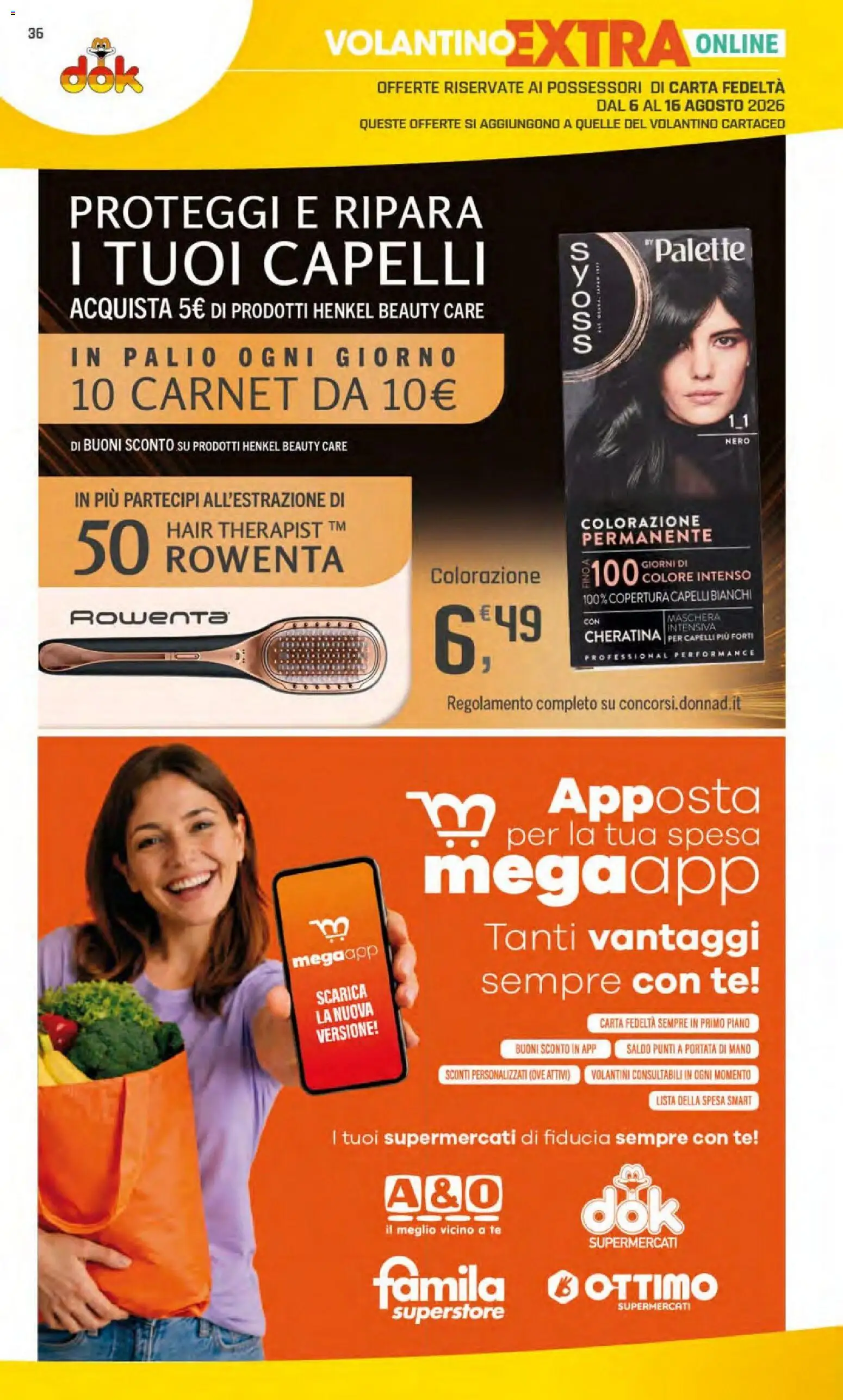 Volantino DOK del 06/08/2026 | Pagina: 36 | Prodotti: Maschera, Tè