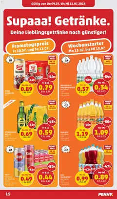 Penny Markt Flugblatt ab 09.07.2026 gültig | Seite: 15 | Produkte: Himbeere