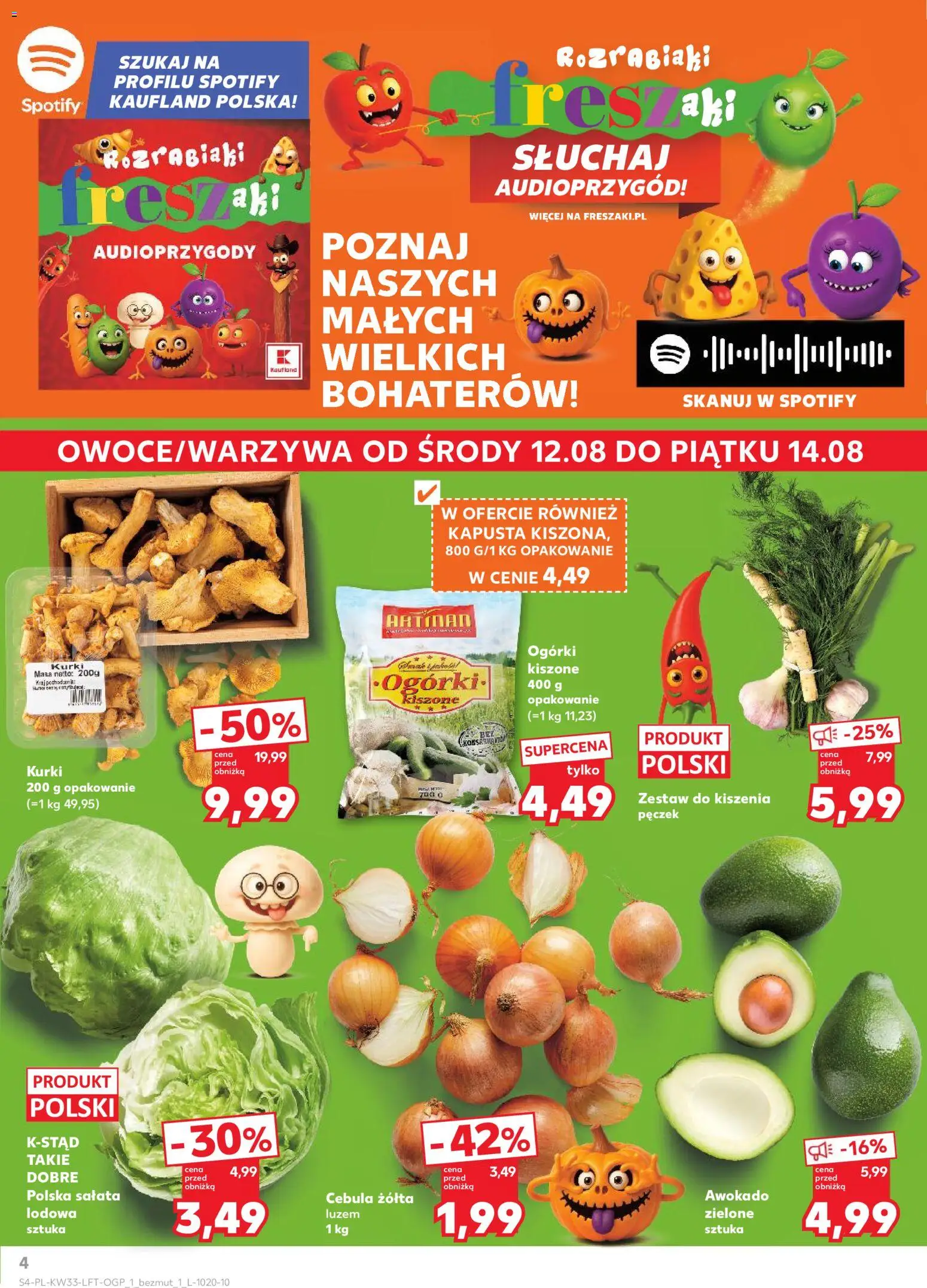Kaufland Polsko leták od 12.08.2026 | Strana: 4 | Produkty: Kapusta