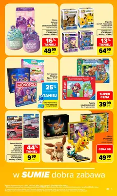 Pogląd oferty "Carrefour gazetka - Same okazje" - ważna od 21.09.2026 | Strona: 7 | Produkty: Karta, Funko Pop, Puzzle, Gry