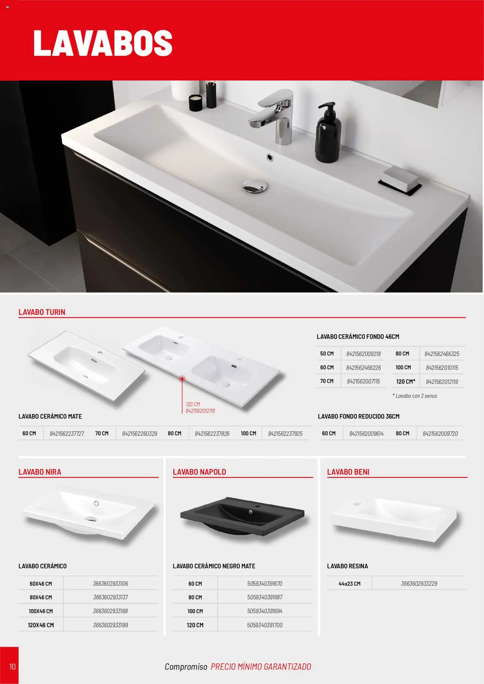 Brico Depôt Baños │ válido desde el 02/03/2026 | Página: 10 | Productos: Lavabo