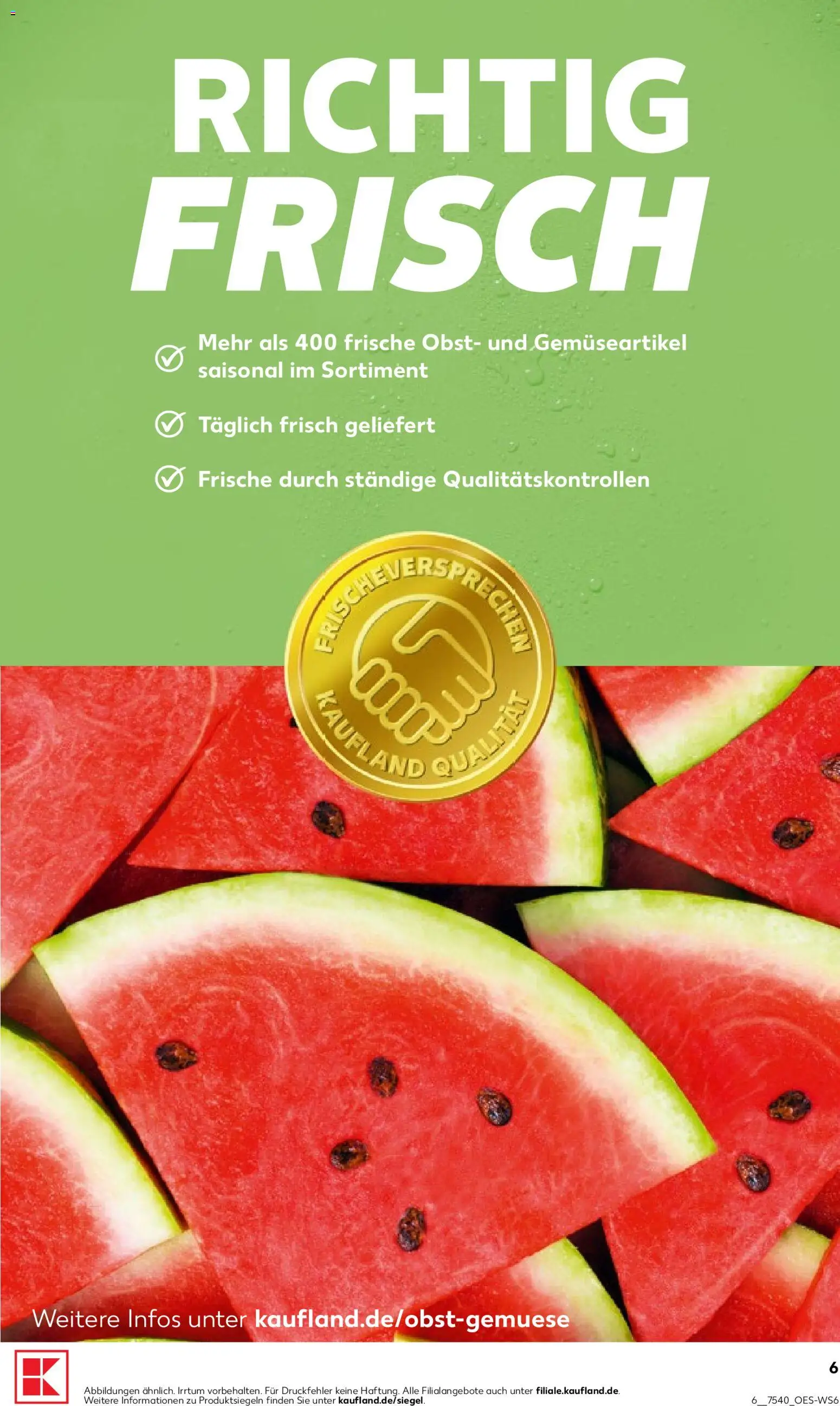 Kaufland Prospekt Berlin – gültig ab 10.08.2026 | Seite: 15 | Produkte: Obst