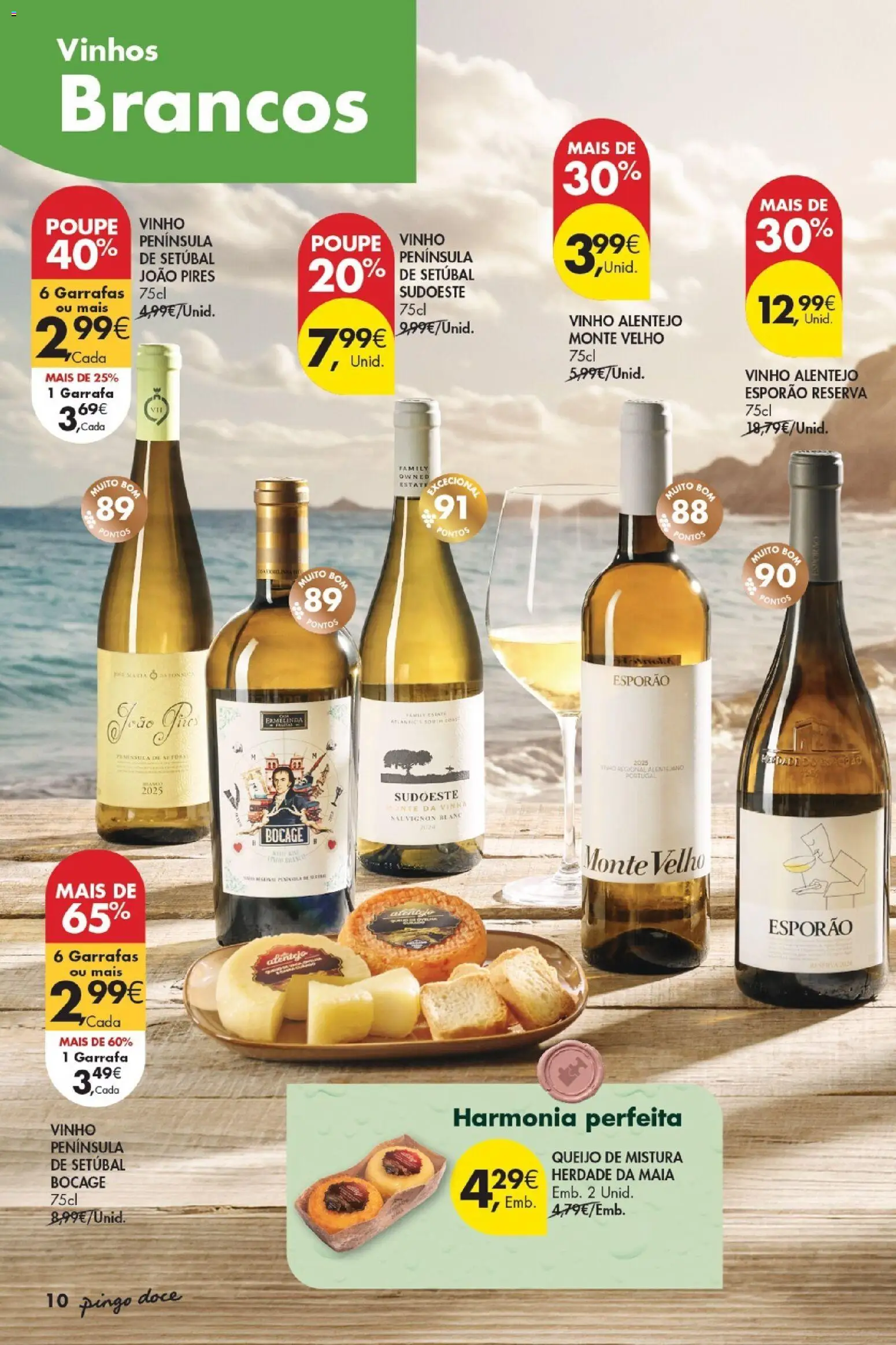 Pingo Doce Vinhos Frescos │ válido de 30/06/2026 | Página: 10 | Produtos: Queijo, Vinho