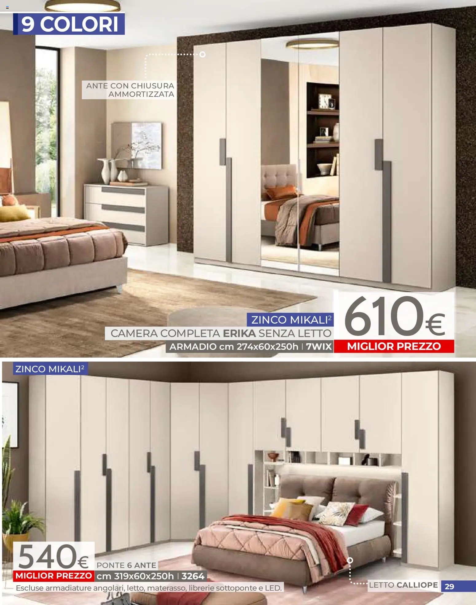 Volantino Mondo Convenienza del 01/07/2026 | Pagina: 29 | Prodotti: Letto, Armadio
