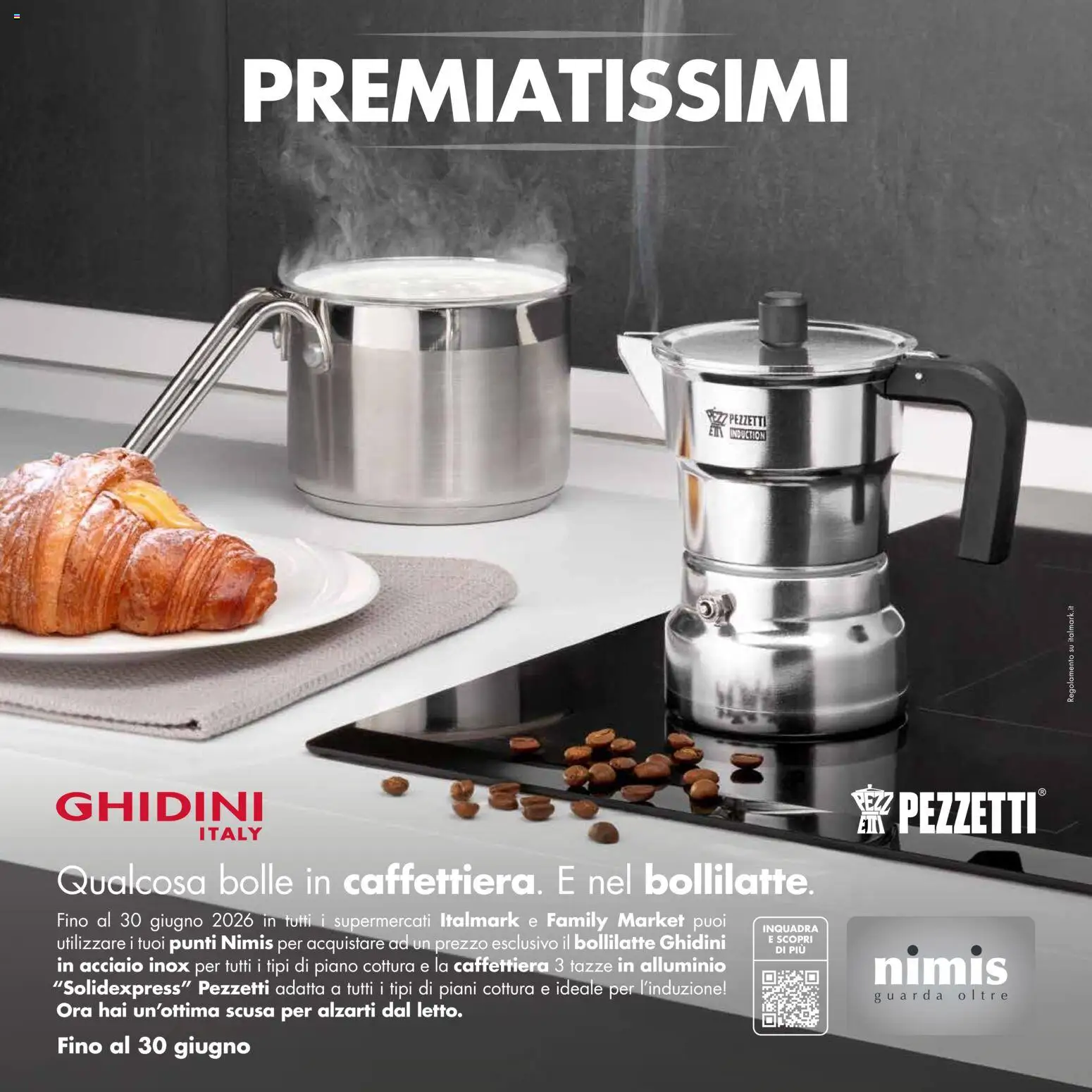 Volantino Italmark del 04.06.2026 | Pagina: 19 | Prodotti: Caffettiera, Piano cottura, Alluminio
