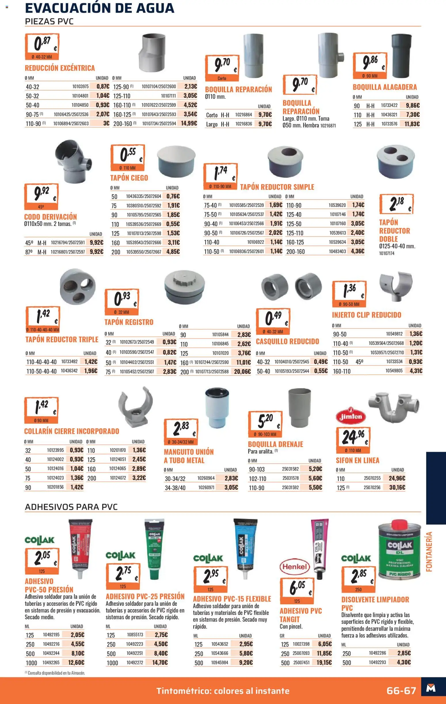 Obramat - Reformas Otono Imprenta Almacenes 15 Santander 2026 │ válido desde el 09/10/2026 | Página: 67 | Productos: Agua