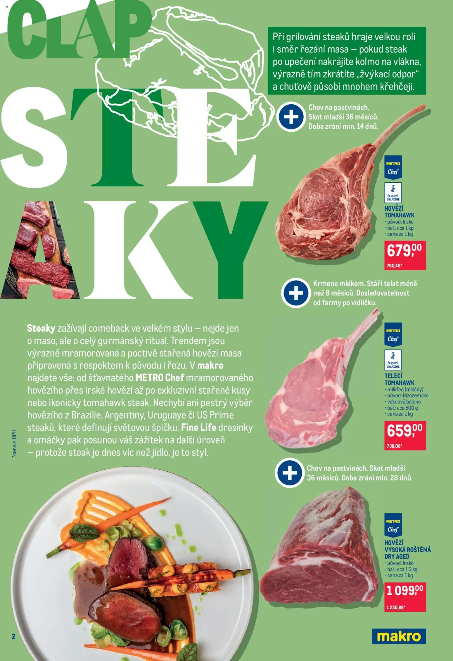 Makro leták - Pro milovníky jídla od 20.05.2026 | Strana: 2 | Produkty: Hovězí, Grilování, Irské hovězí, Steak