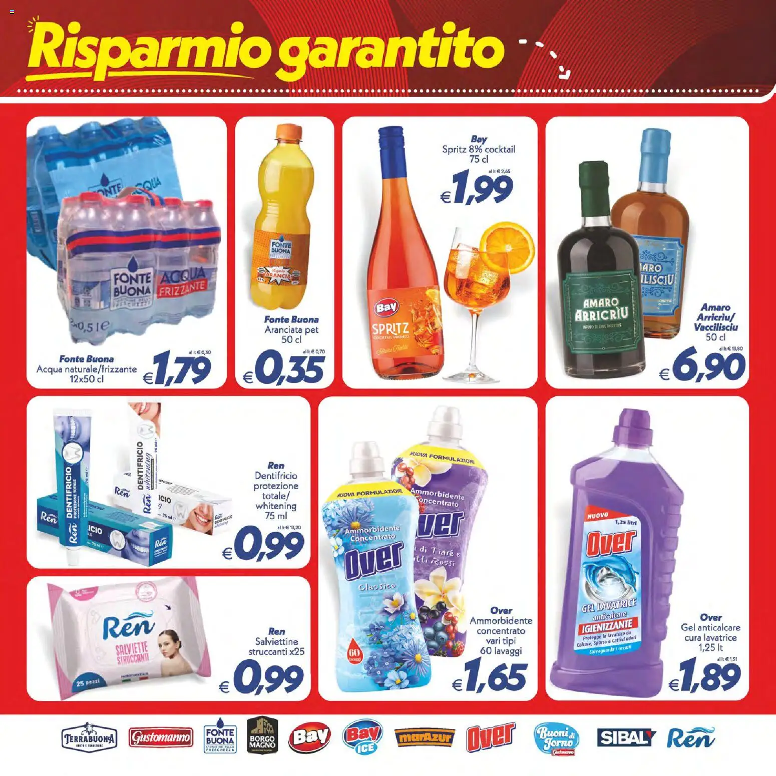 Volantino SuperConveniente del 14/07/2026 | Pagina: 11 | Prodotti: Dentifricio, Anticalcare, Acqua, Amaro