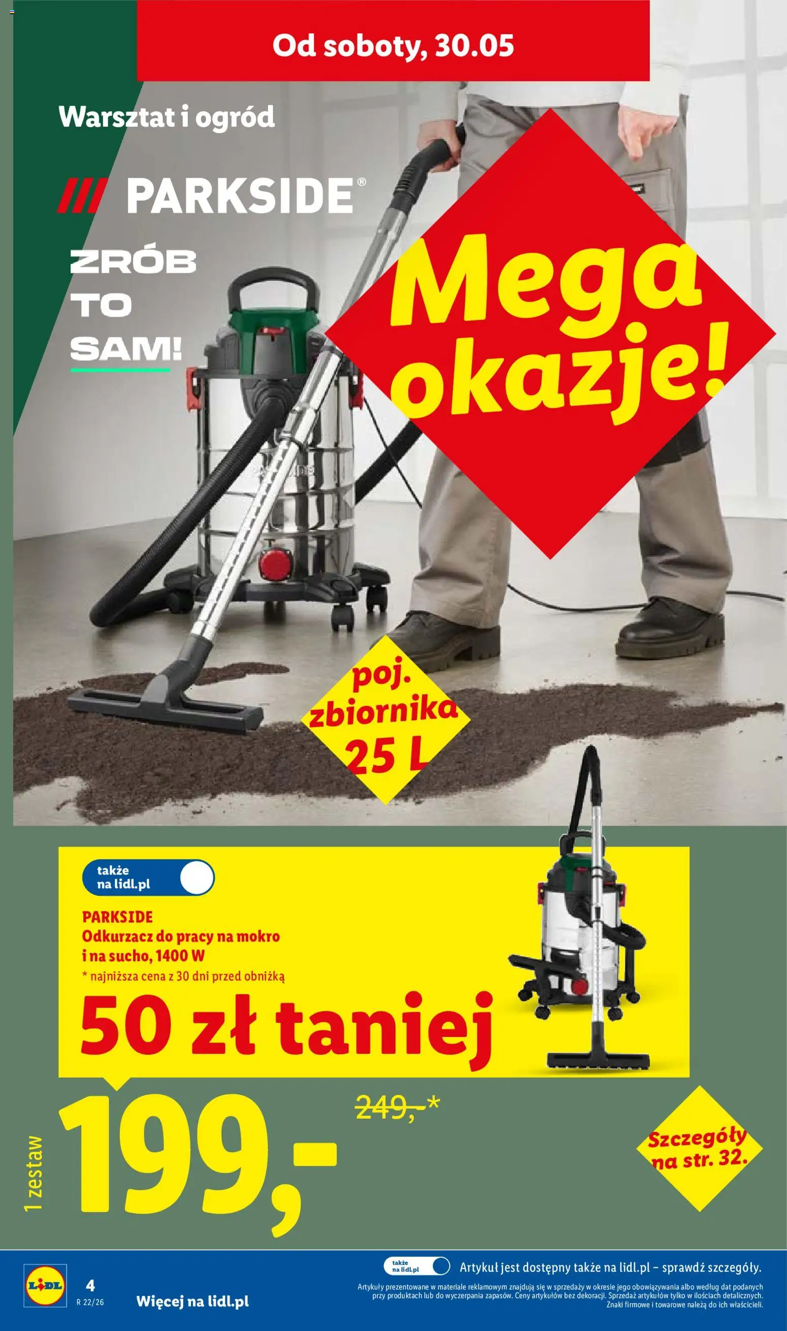 Lidl Katalog od 25.05.2026 | Strona: 4 | Produkty: Odkurzacz, Cleaner