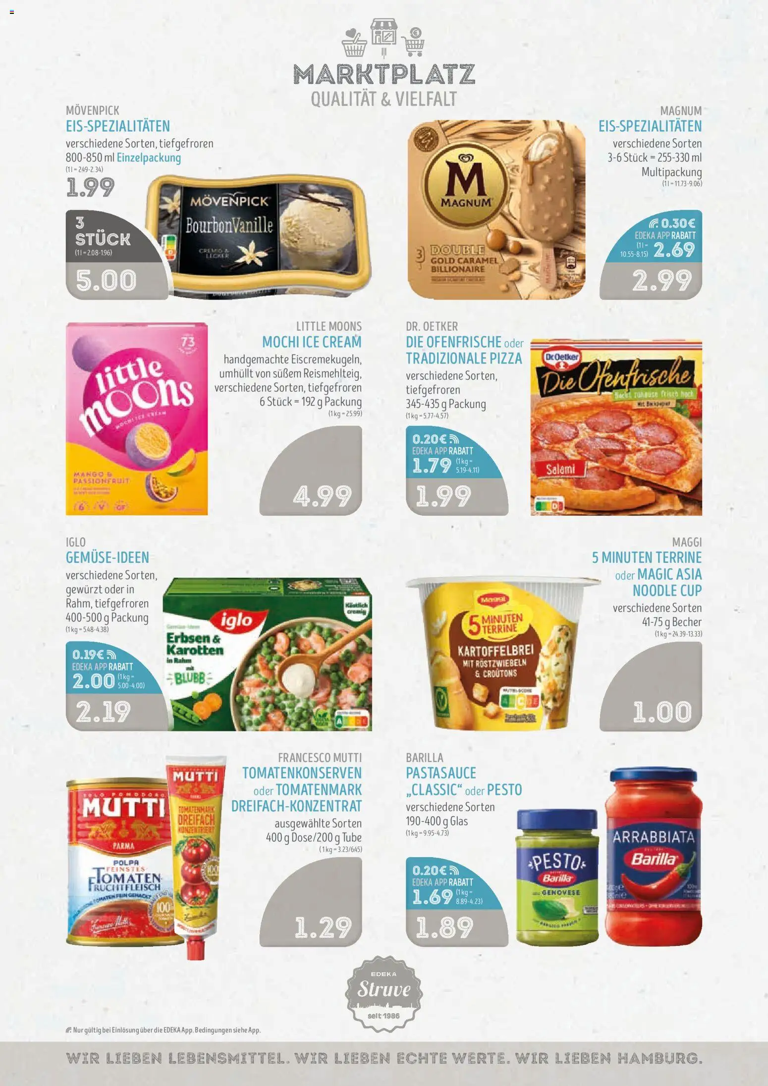 Edeka Struve Prospekt – gültig ab 24.08.2026 | Seite: 10 | Produkte: Iglo, Ofenfrische, Erbsen, Mochi