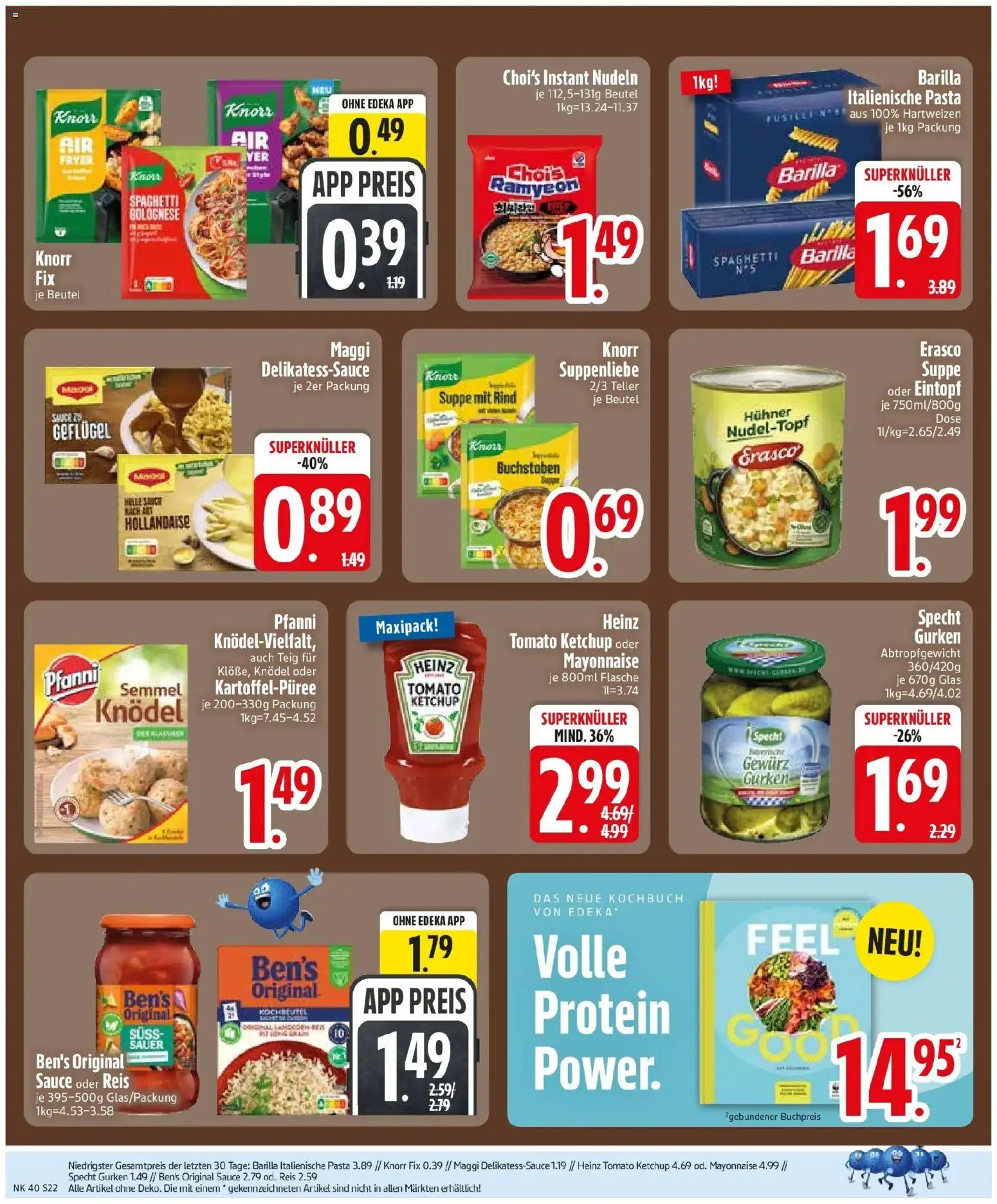 Edeka Prospekt Rötz (ab 28.09.2026) » Angebote Online | Seite: 24 | Produkte: Maggi, Barilla, Knorr, Mayonnaise