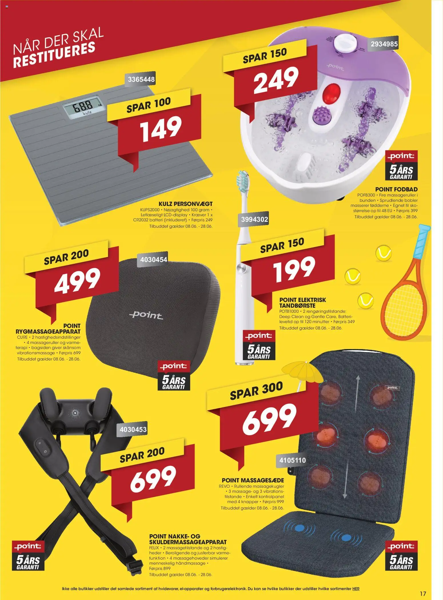 Punkt1 tilbudsavis – gyldig fra 08.06.2026 | Side: 17 | Produkter: Tandbørste, Elektrisk Tandbørste, Sko, Batteri