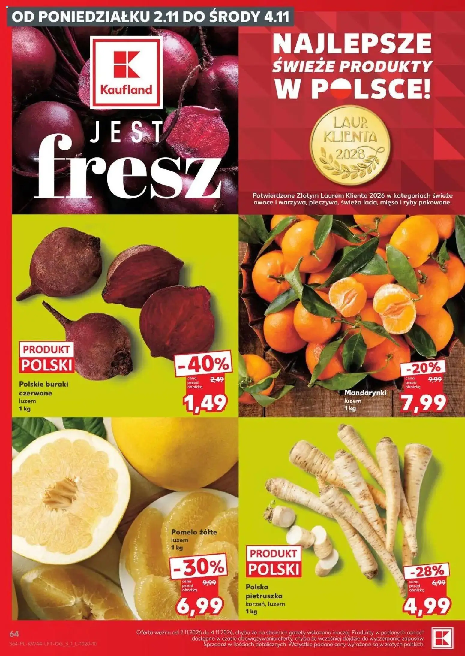 Kaufland aktualna gazetka od 29.10.2026 - od jutra PDF | Strona: 64