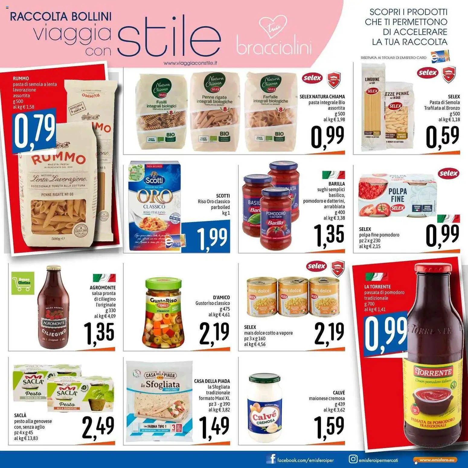 Volantino Emisfero del 30.04.2026 | Pagina: 3 | Prodotti: Pomodoro, Aglio, Farina, Fusilli