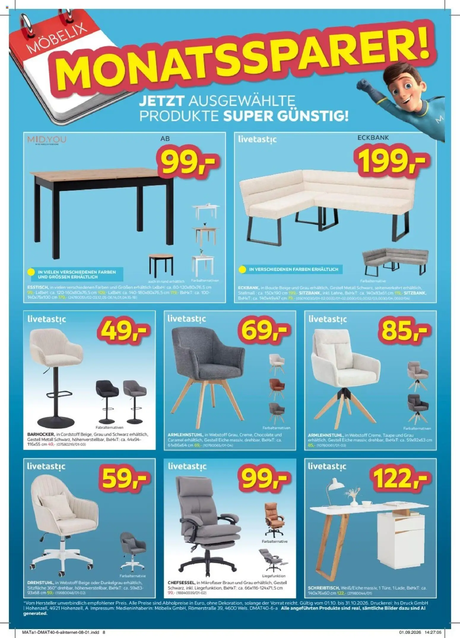 Möbelix Online deals gültig ab 01.10.2026 | Seite: 8