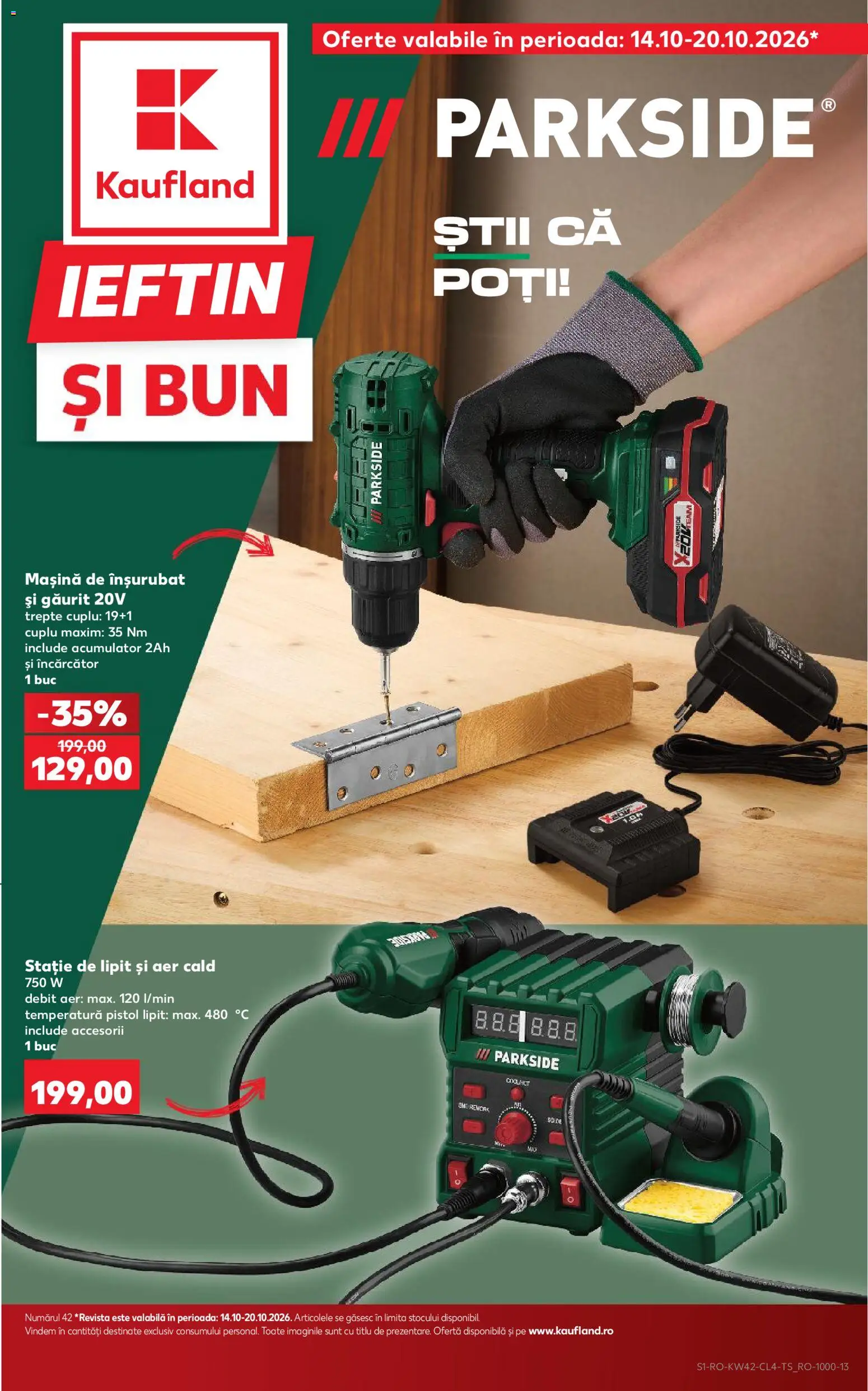 Noul catalog Kaufland – valabil de la 14.10.2026 | Pagină: 1