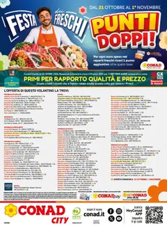 Anteprima del volantino Yogurt, Greco, Conad, Yogurt Greco Conad valido a partire dal 21/10/2026 | Pagina: 16 | Prodotti: Prosciutto Cotto, Fiori, Caffè macinato, Macinato