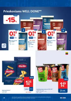 MAXIMA leidinys galioja nuo 12.06.2026 | Puslapis: 28 | Prekių: Paprika, Prieskoniai, Greitai paruošiami makaronai, Makaronai