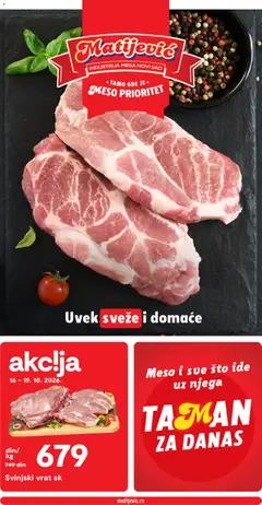 Matijevic katalog - pregled Matijevic kataloga - važi od 01.10.2026