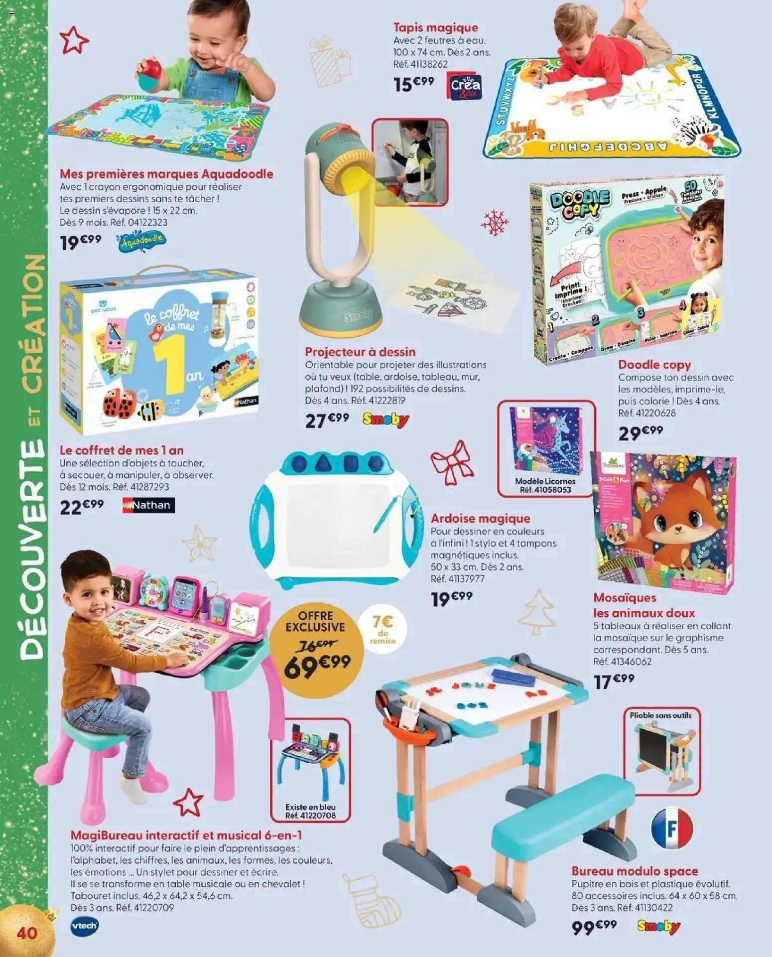 La Grande Récré - LE NOËL DE TOUTES LES PASSIONS à partir du 14/10/2026 - promo en ligne | Page: 40 | Produits: Bureau, Outils, Crayon, Ardoise magique