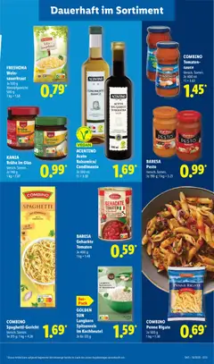 Náhled letáku Lidl Německo leták od 20.07.2026 | Strana: 23 | Produkty: Penne, Vegan, Ryba, Combino