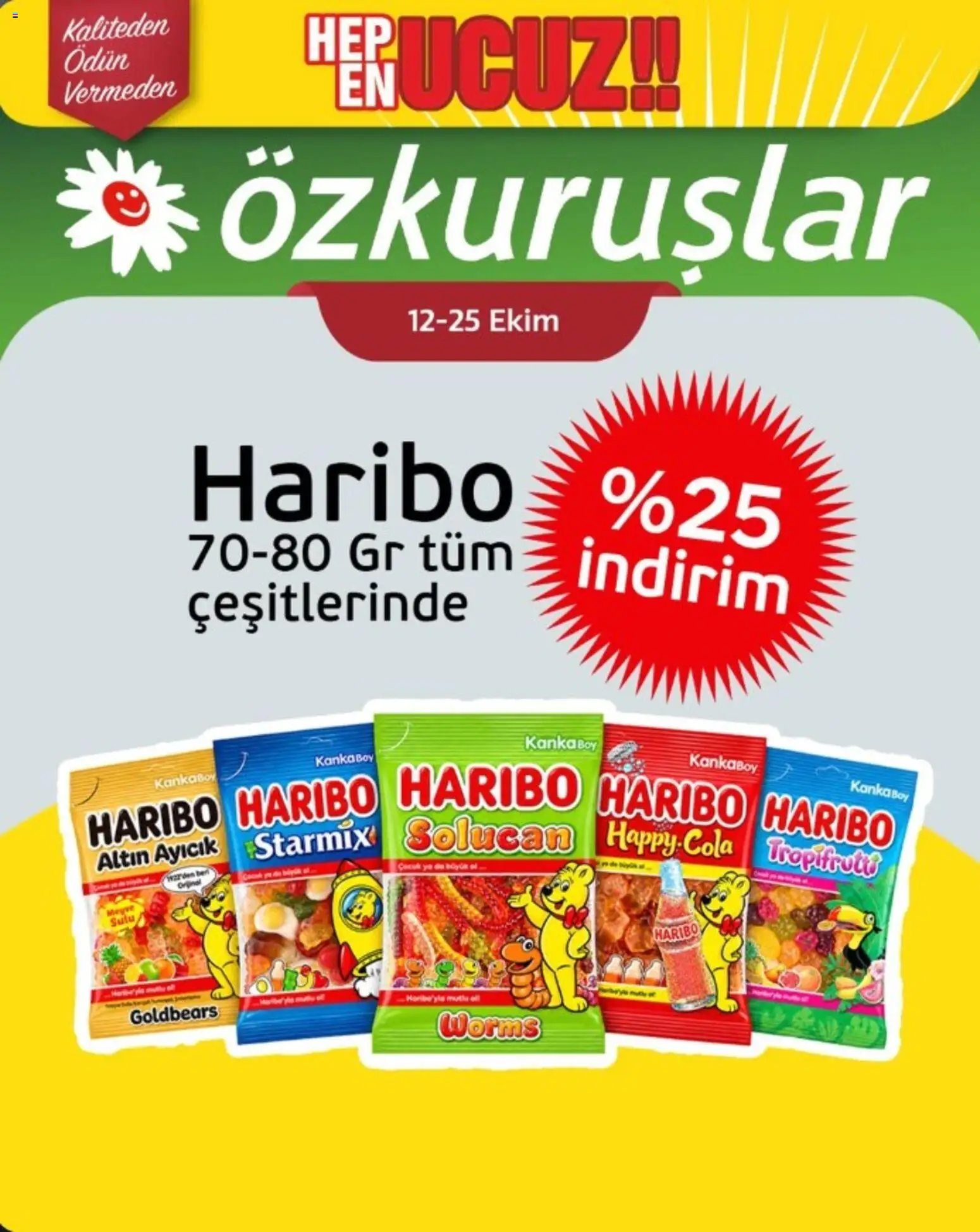 Özkuruşlar İndirim - 14 Ekim 2026 tarihinden itibaren geçerlidir | Sayfa: 1