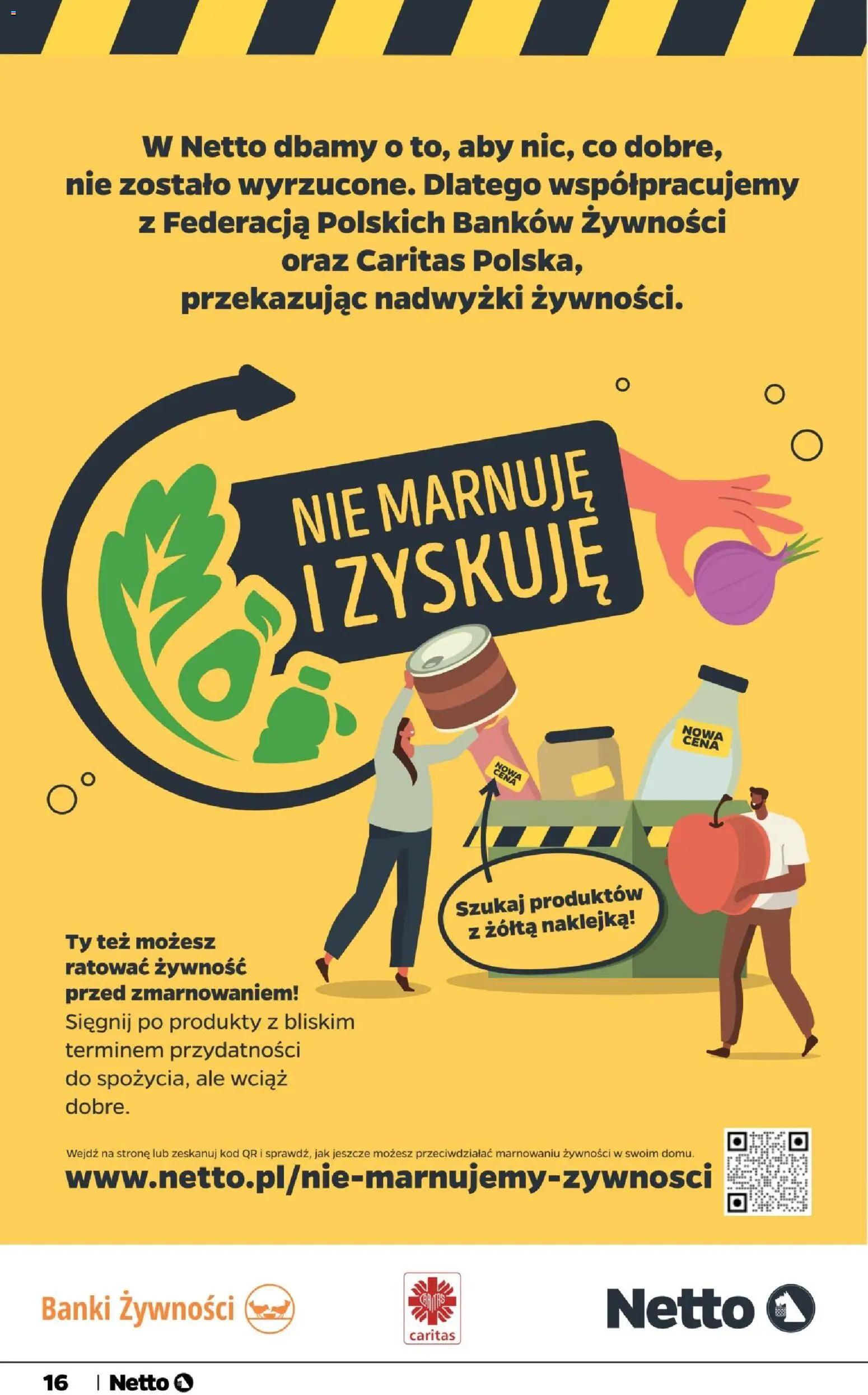 Netto gazetka od poniedziałku od 19.10.2026 | Strona: 16 | Produkty: Żywność