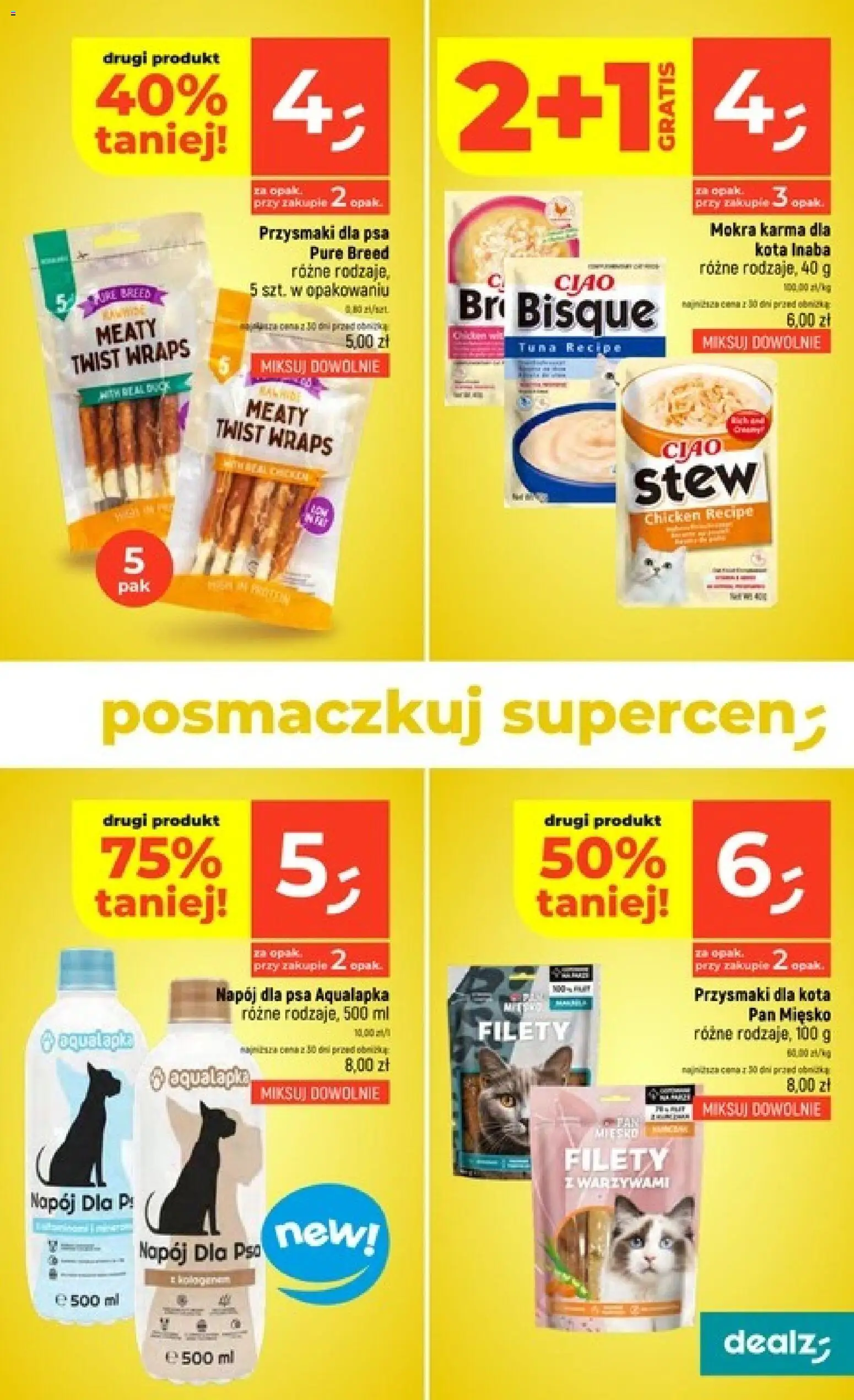 Dealz gazetka od 23.07.2026 | Strona: 27 | Produkty: Przysmaki dla kota, Przysmaki dla psa