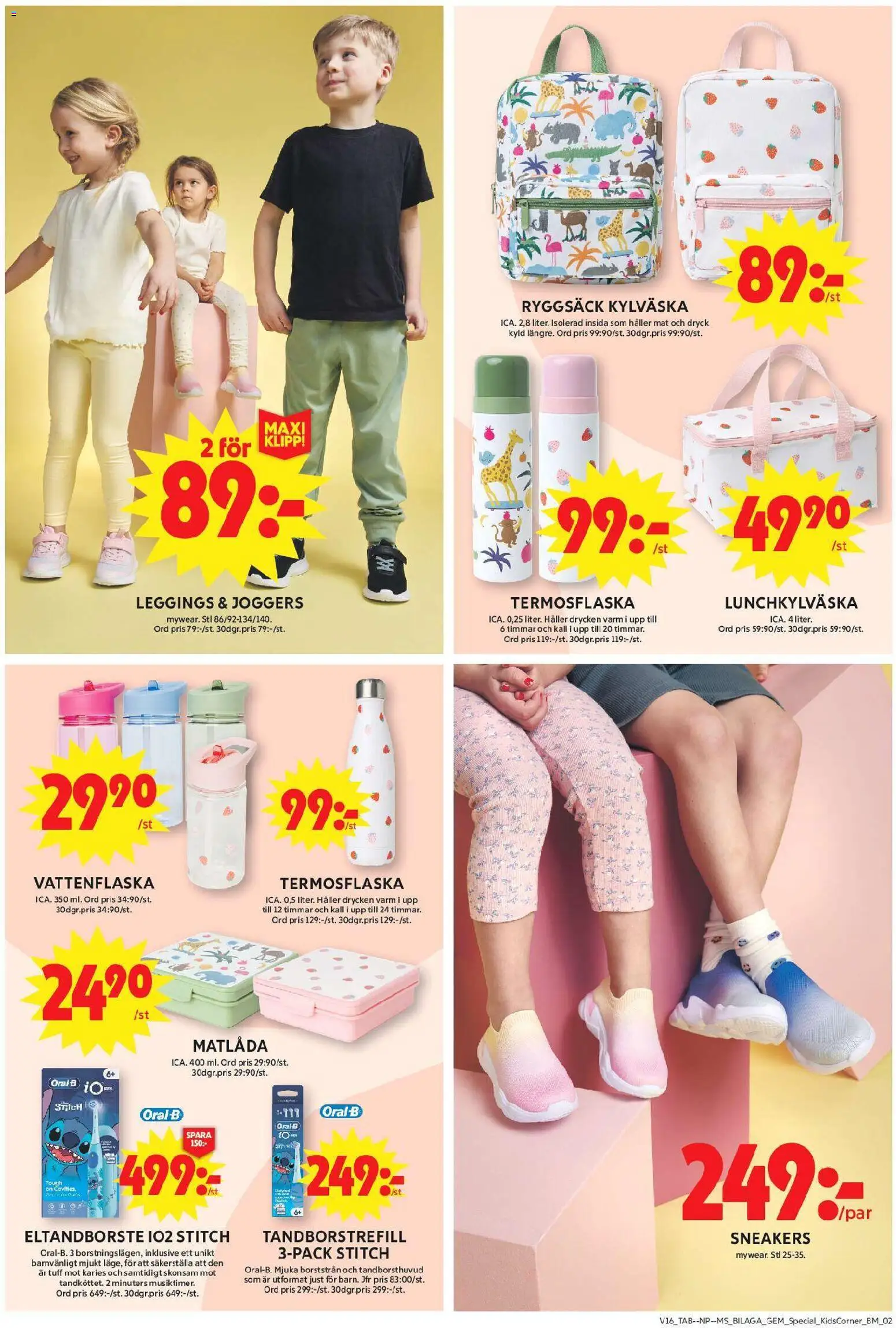 ICA Maxi reklamblad aktuell från 13.04.2026 | Sida: 13 | Produkter: Thermos, Ryggsäck, Matlåda, Kylväska