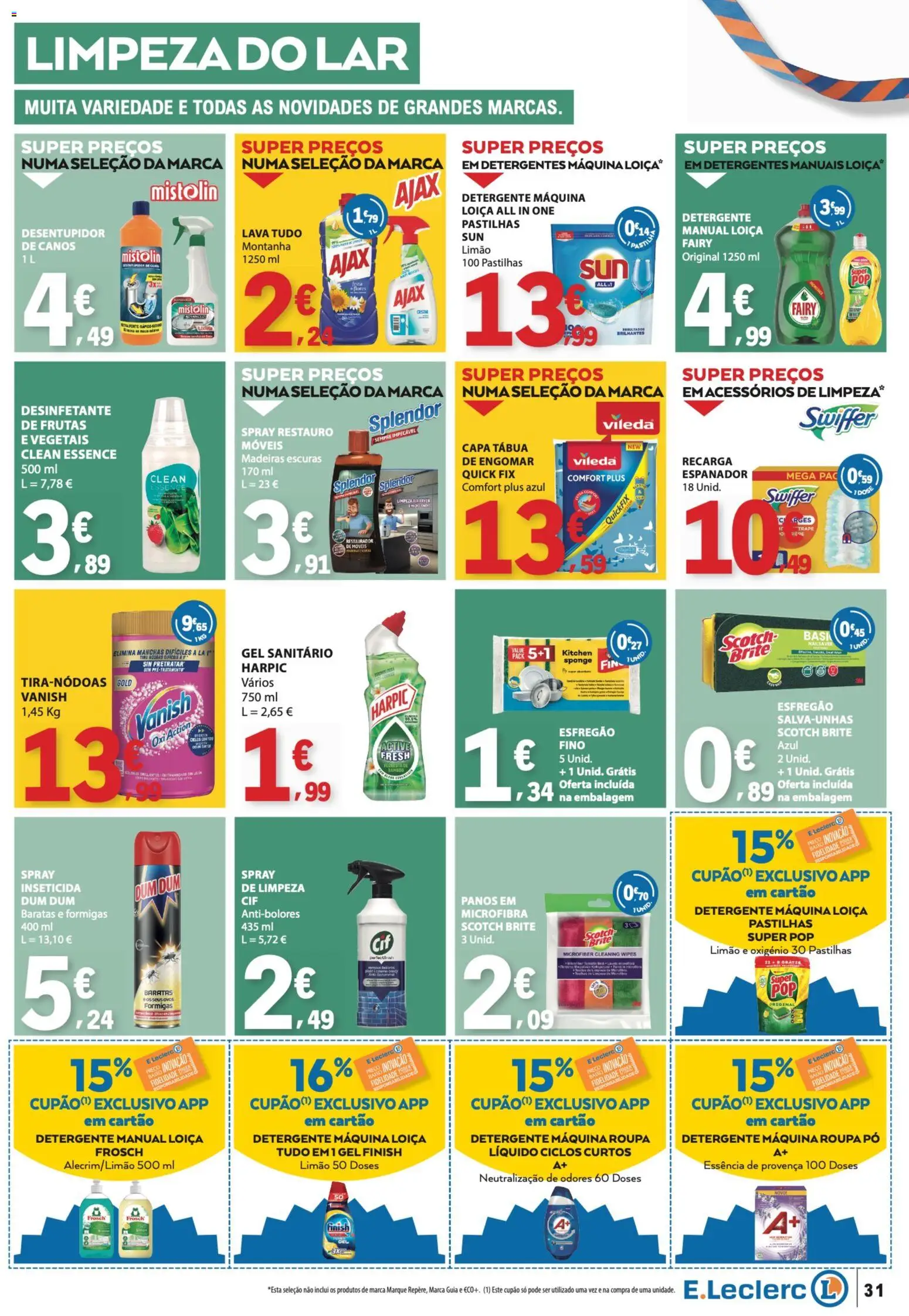 E.Leclerc folheto Semanal Aniversário 31 │ válido de 22/10/2026 | Página: 31