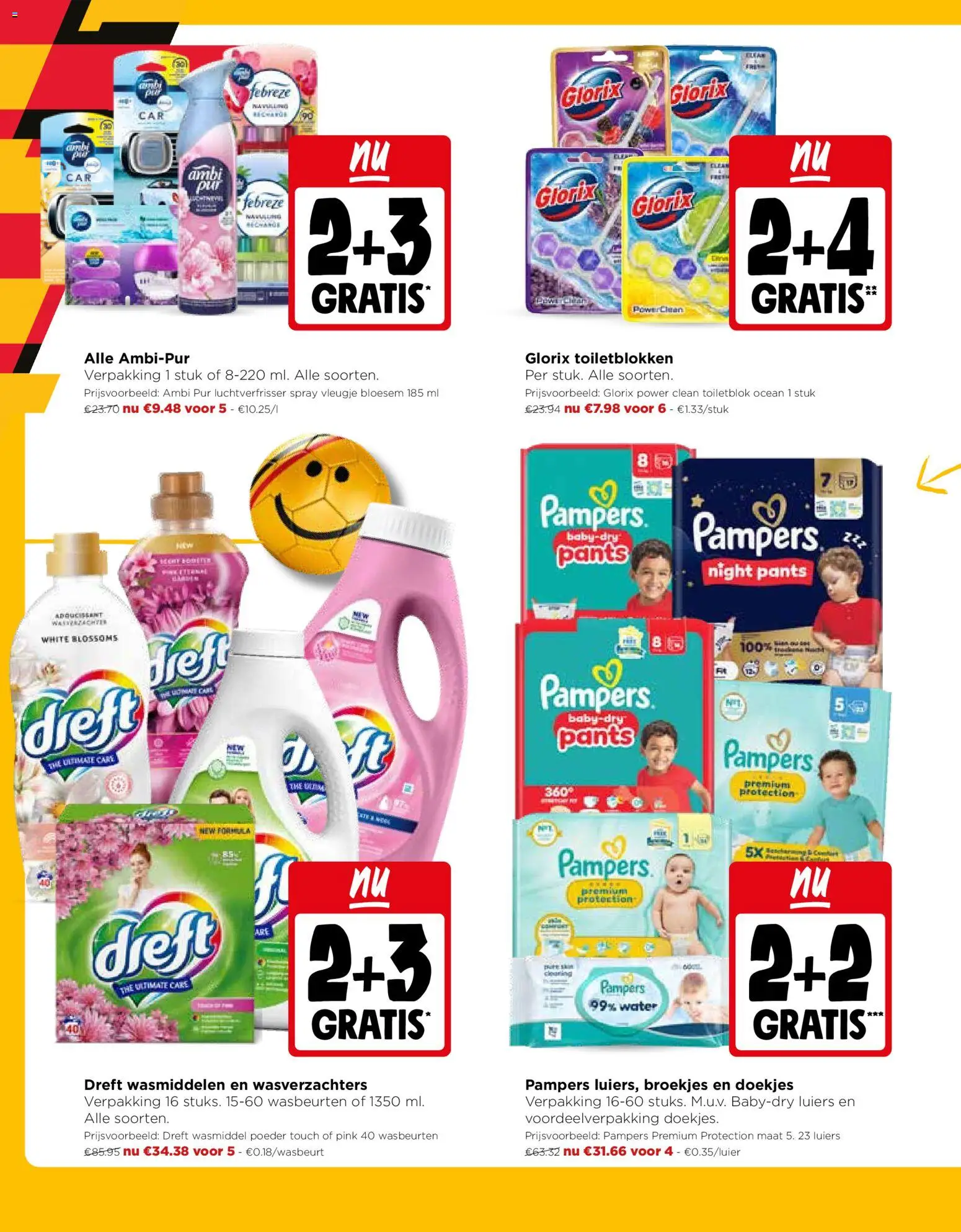 {H1} | Pagina: 14 | Producten: Luchtverfrisser, Pampers, Poeder, Wasmiddel