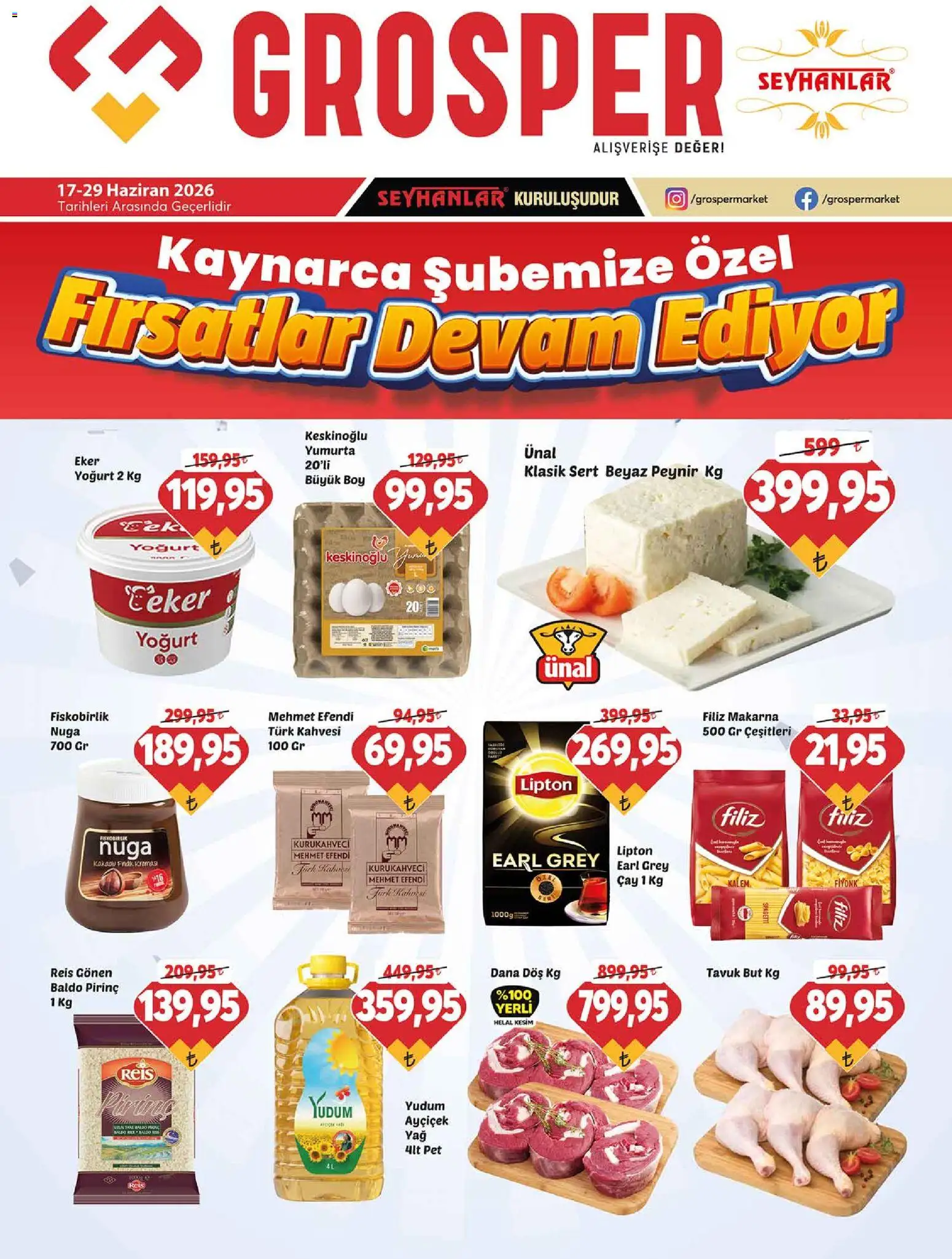 🛍️ Grosper Katalog, 17 Haziran 2026 itibariyle » Özel fırsatları keşfedin ve bugün tasarruf edin! 💰