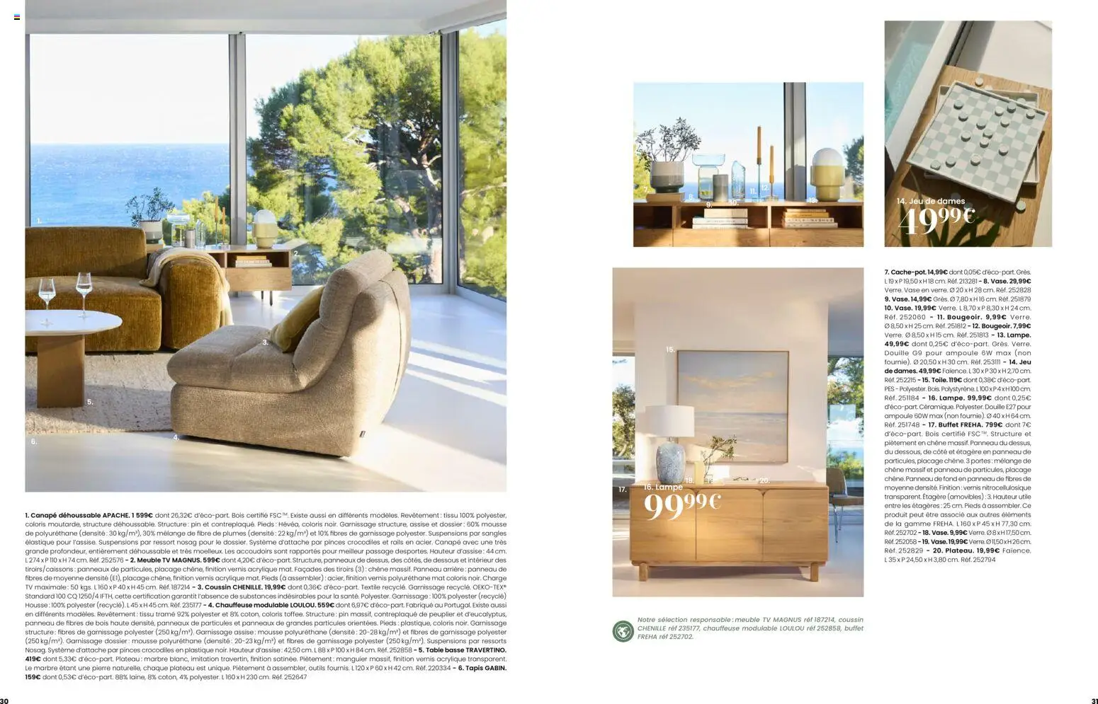 {H1} | Page: 16 | Produits: Mousse, Étagère, Vase, Lampe