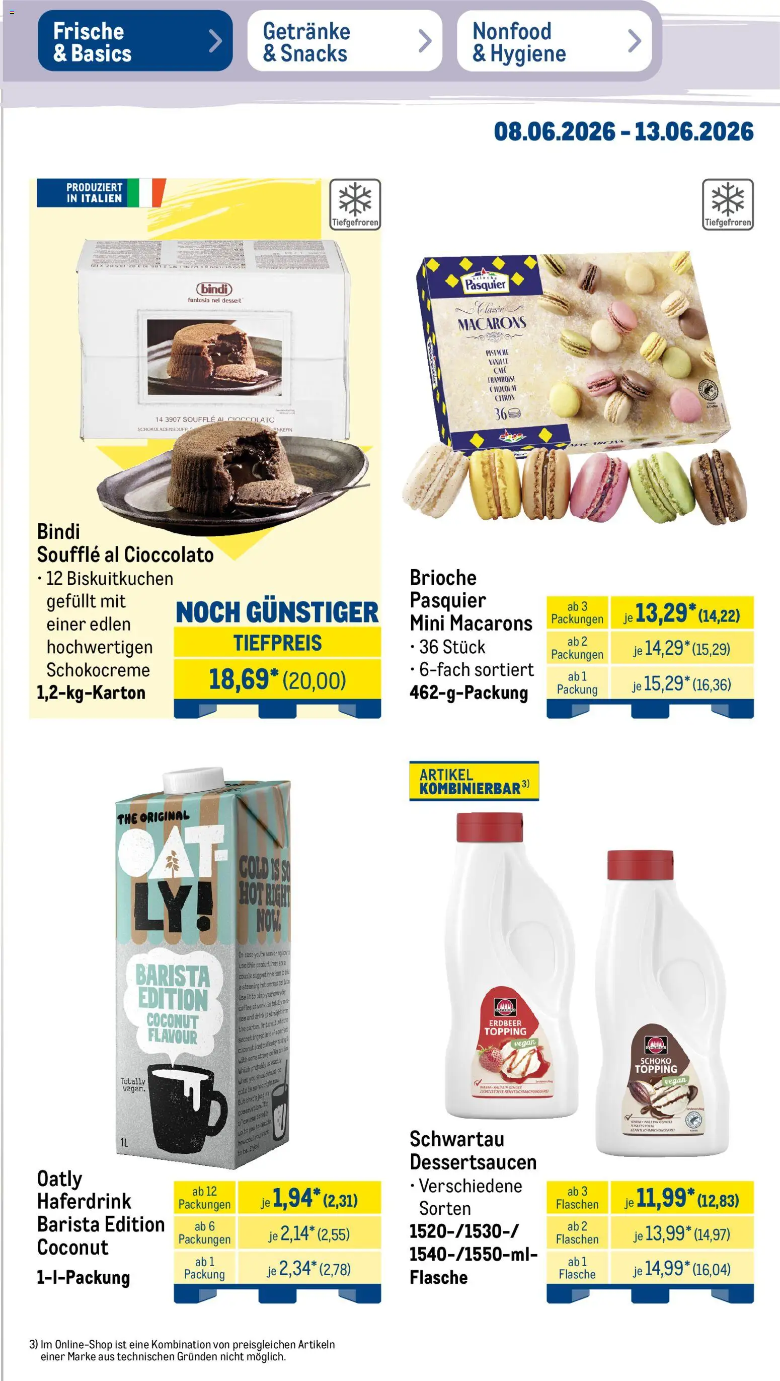 Metro Prospekt – gültig ab 08.06.2026 | Seite: 21 | Produkte: Haferdrink, Oatly