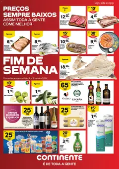Pré-visualização Continente folheto Fim de Semana válido de 09/10/2026