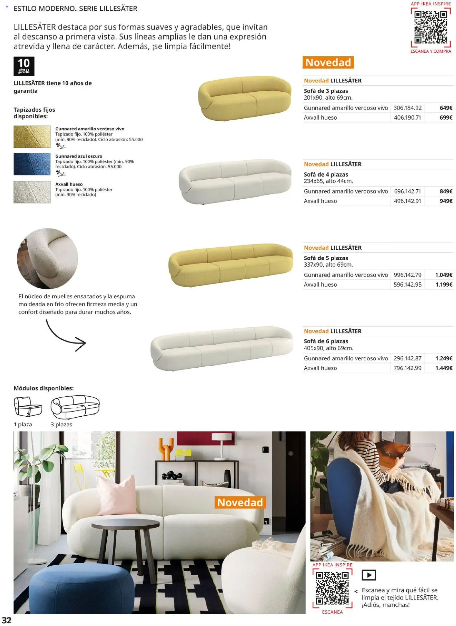 Catálogo IKEA Sofás │ válido desde el 07.05.2026 | Página: 32 | Productos: Sofá