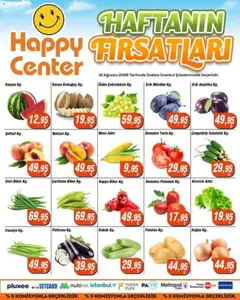 Happy Center Happy Center - Manav 12.08.2026 - Broşürünün önizlemesi