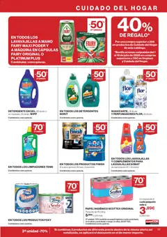 Vista previa Supercor folleto válido desde el 18/06/2026 | Página: 29 | Productos: Detergente, Papel higienico, Ropa, Lavavajillas
