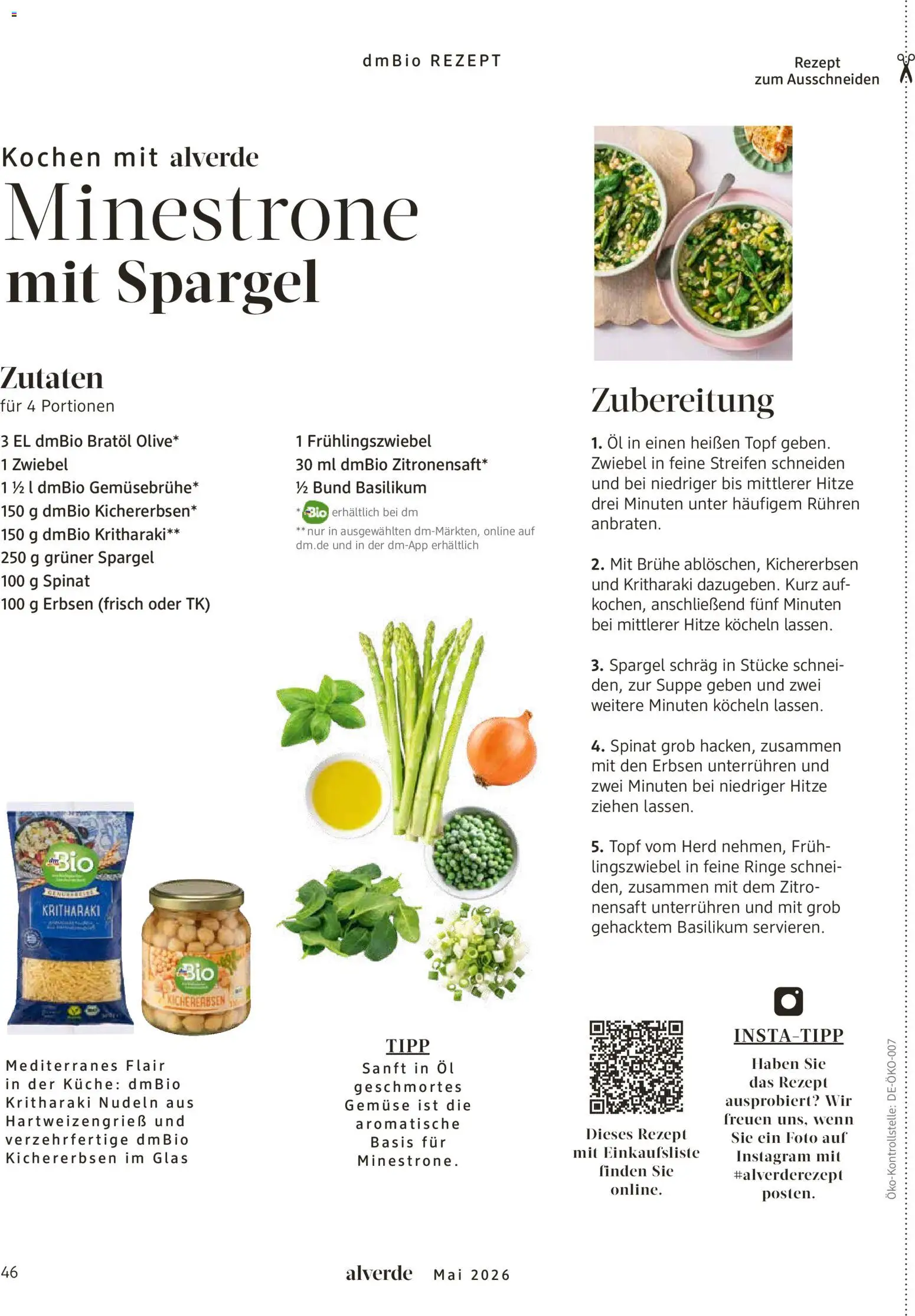 dm drogerie Prospekt 	 – gültig ab 01.05.2026 | Seite: 46 | Produkte: Herd, Gemüse, Nudeln, Erbsen