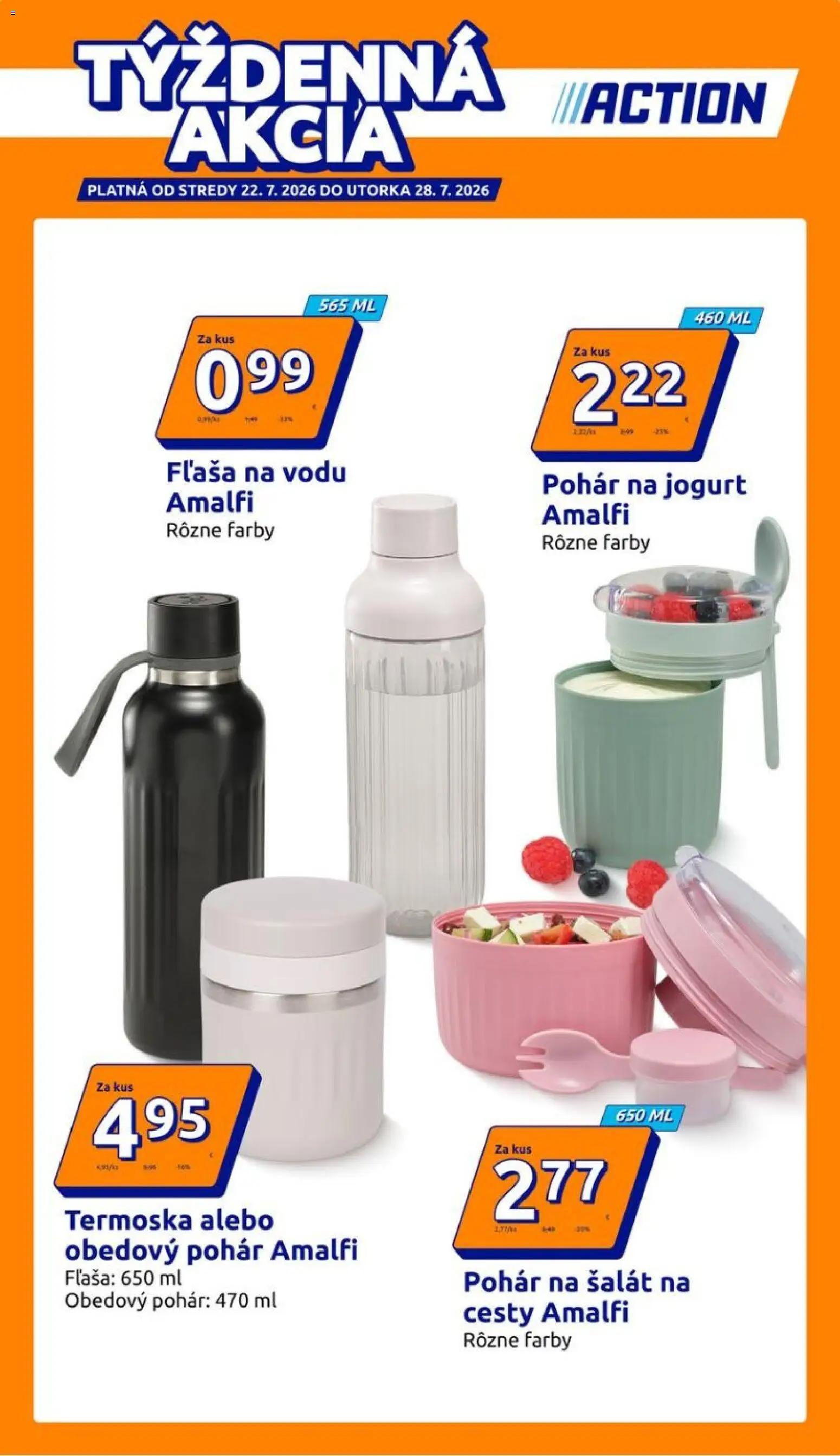 Nové Action akcie – leták je platný od 22.07.2026 | Strana: 1
