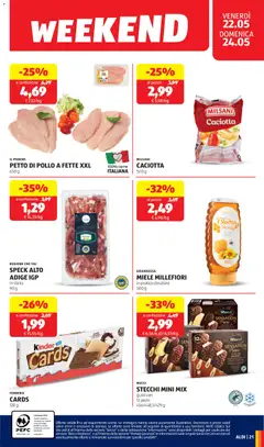 Anteprima del volantino PETTO DI POLLO A FETTE XXL, 650 g valido a partire dal 18.05.2026 | Pagina: 21
