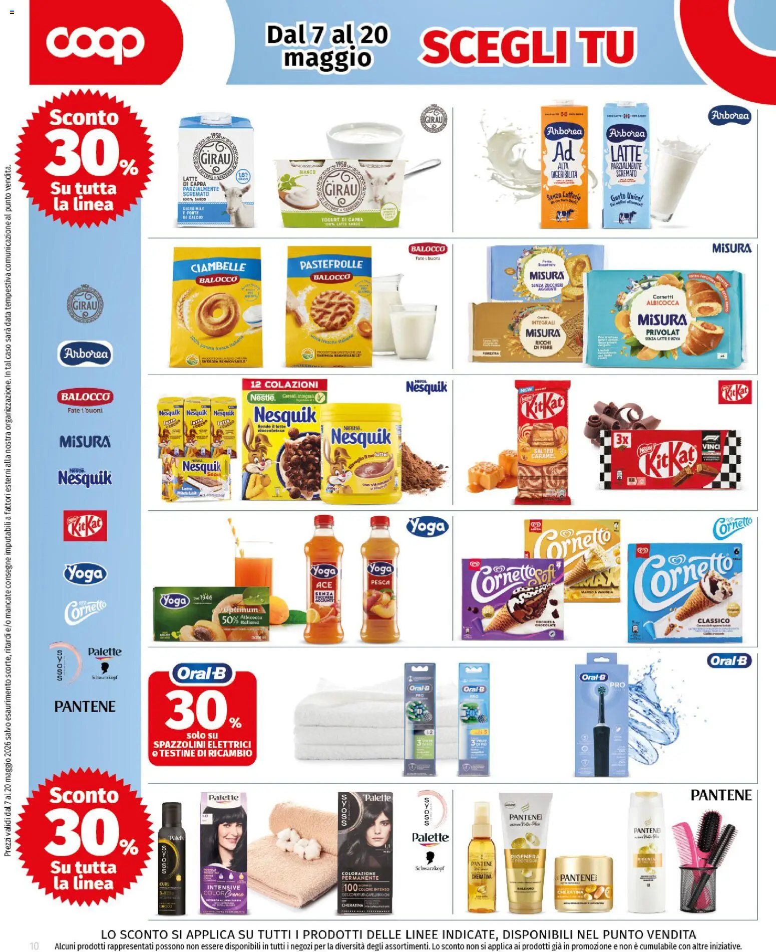 Volantino COOP del 07.05.2026 | Pagina: 10 | Prodotti: Ciambelle, Uova, Panna, Latte