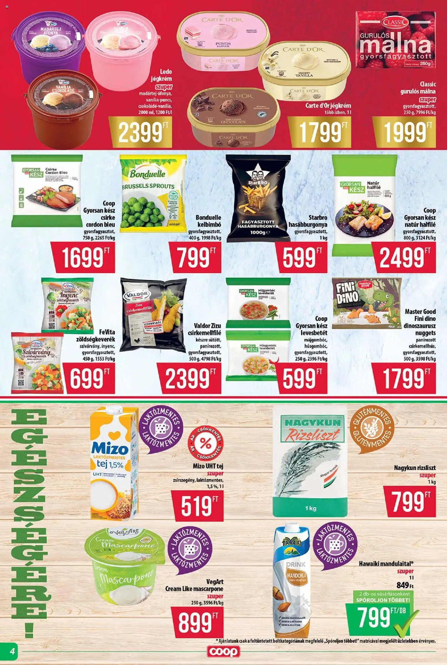 COOP akciós ujság - amely érvényes a következő dátumtól: 18.06.2026 | Oldal: 4