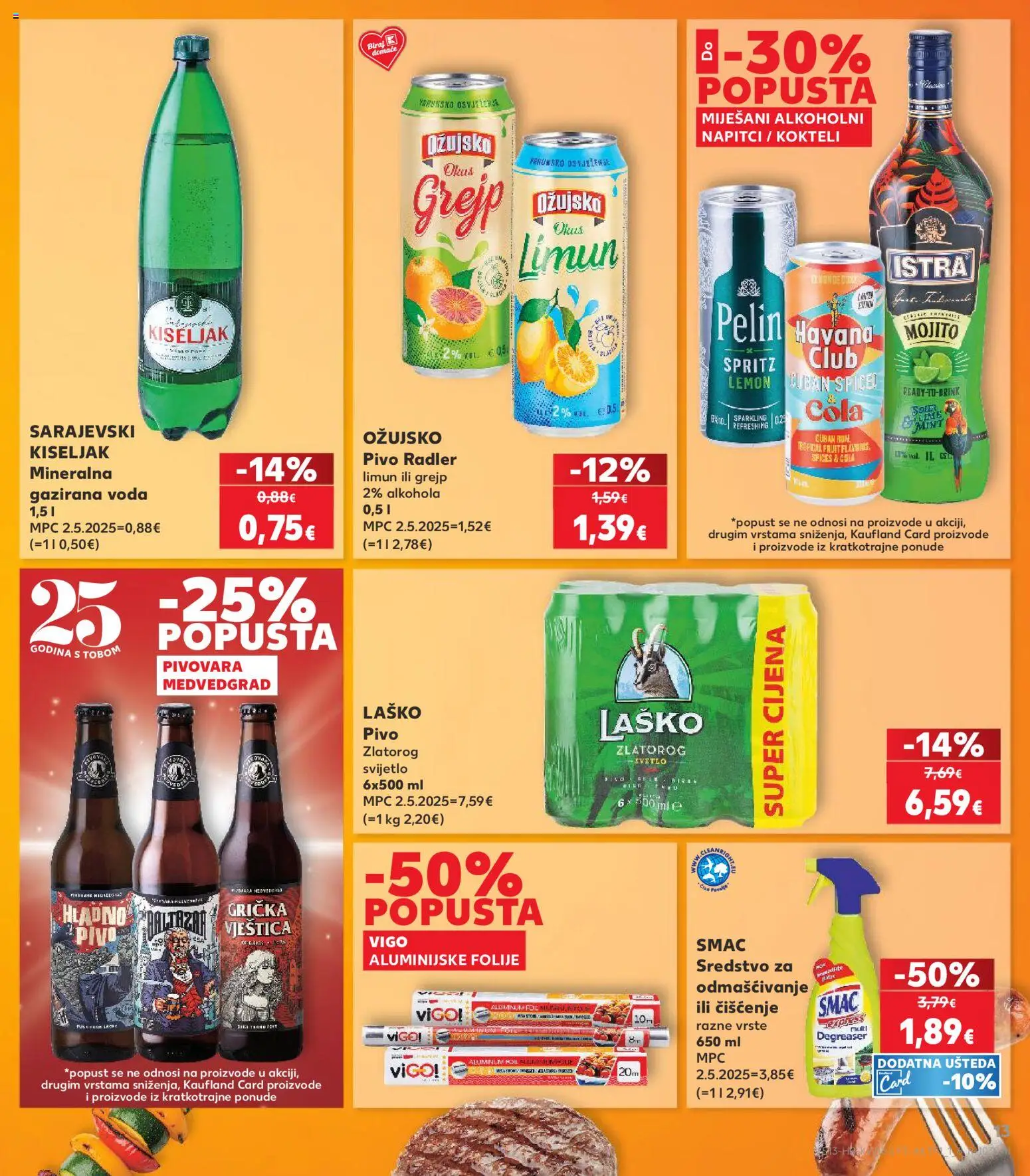 Kaufland katalog | vrijedi od 29.04.2026 | Stranica: 13 | Proizvodi: Kokteli, Laško, Grejp, Smac