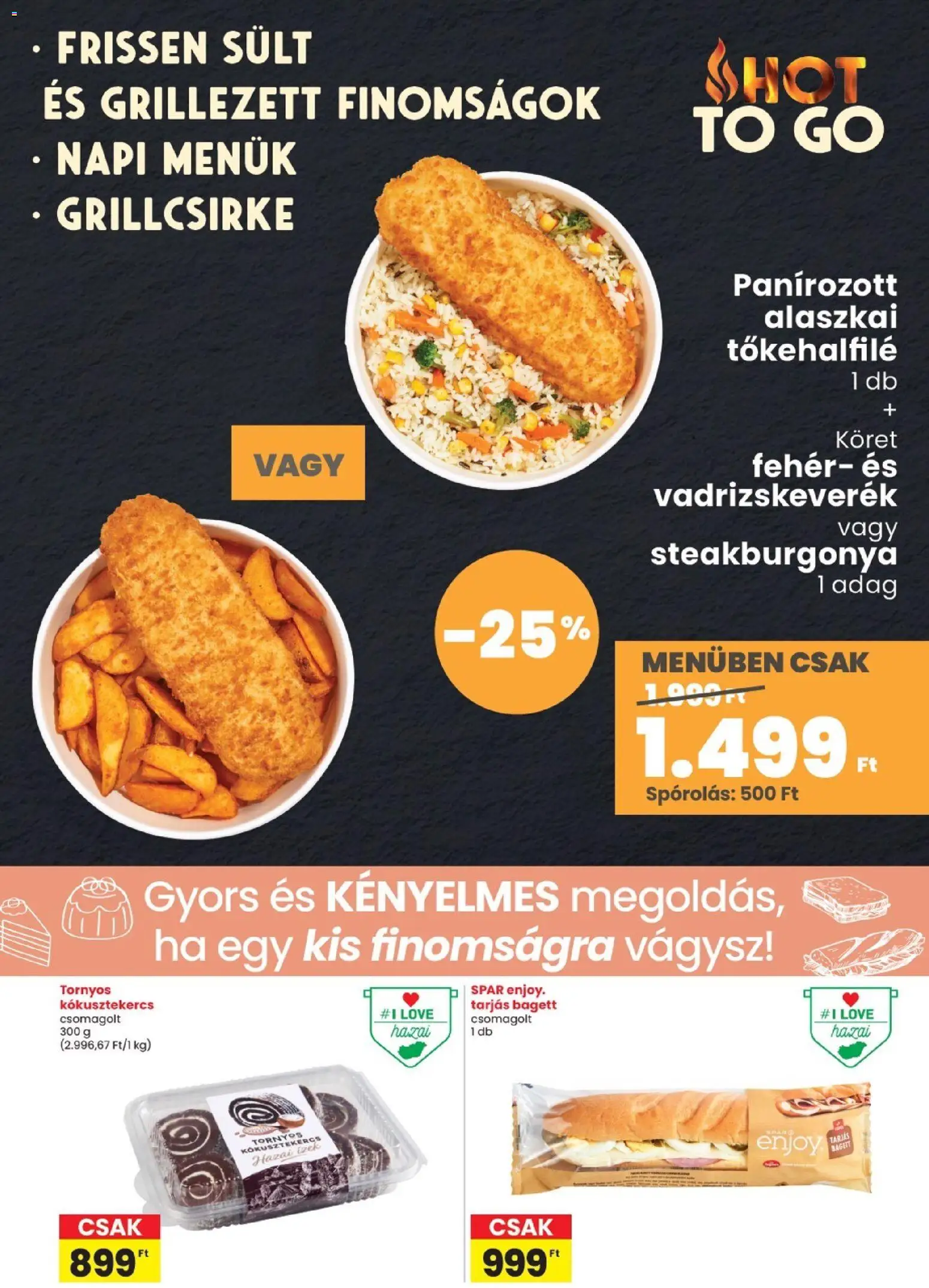 Interspar akciós ujság - amely érvényes a következő dátumtól: 2026.10.22. | Oldal: 2 | Termékek: Grillcsirke, Sült, Alaszkai tőkehalfilé, Tőkehalfilé