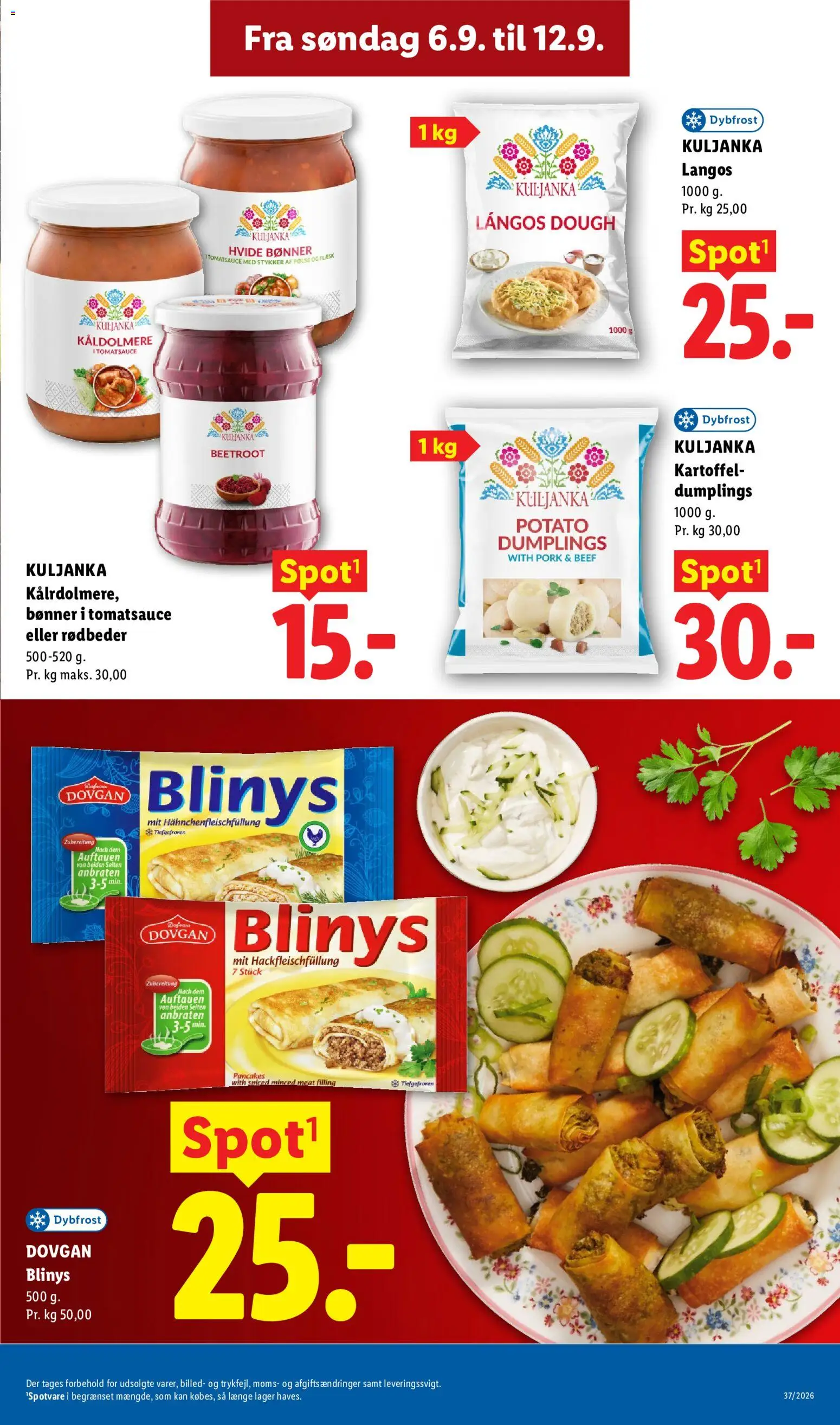 Lidl tilbudsavis – gyldig fra 06/09/2026 | Side: 14 | Produkter: Rødbeder, Bønner, Søm, Hvide Bønner