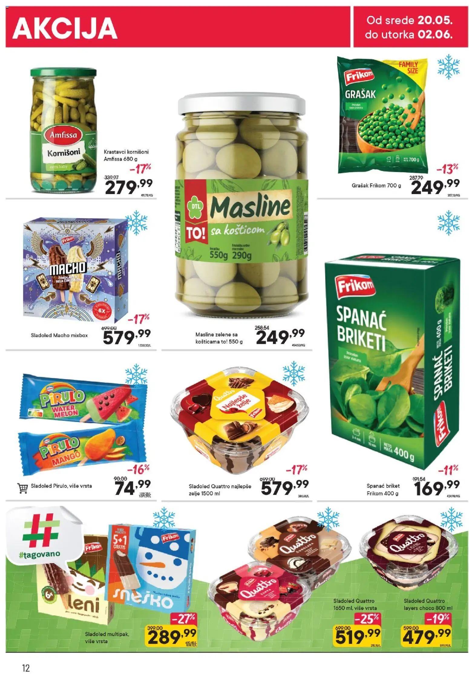 PerSu katalog - važi od 20.05.2026 | Strana: 12 | Proizvode: Masline, Krastavci, Mango, Kornišoni