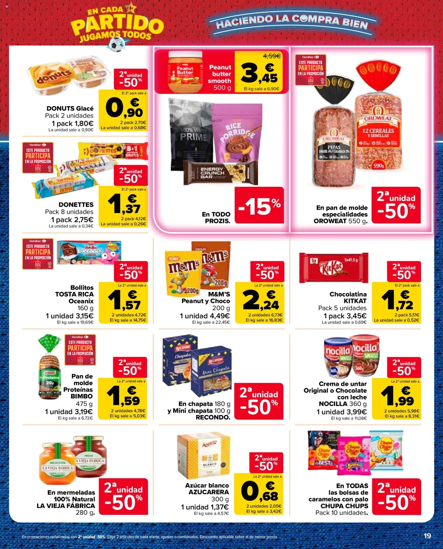 Carrefour Market folleto │ válido desde el 11.06.2026 | Página: 19 | Productos: Leche, Pan, Chocolate, Crema